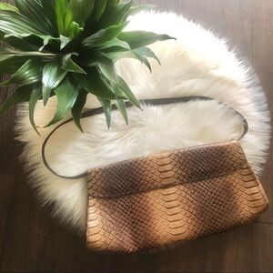 Snake print mini Y2Kshoulder bag